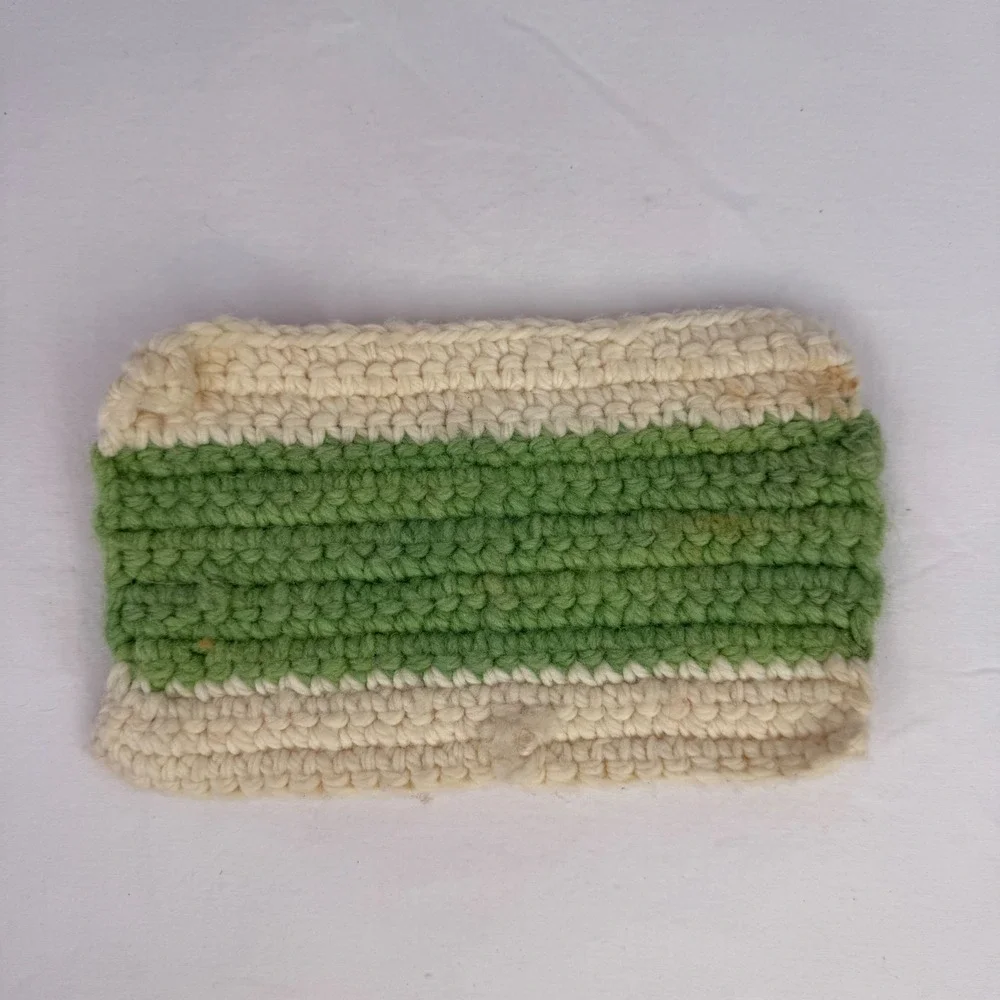 Handmade Crochet‎ Knit Dishcloth Set 5pc Cotton Reusable Washcloths Multi Color